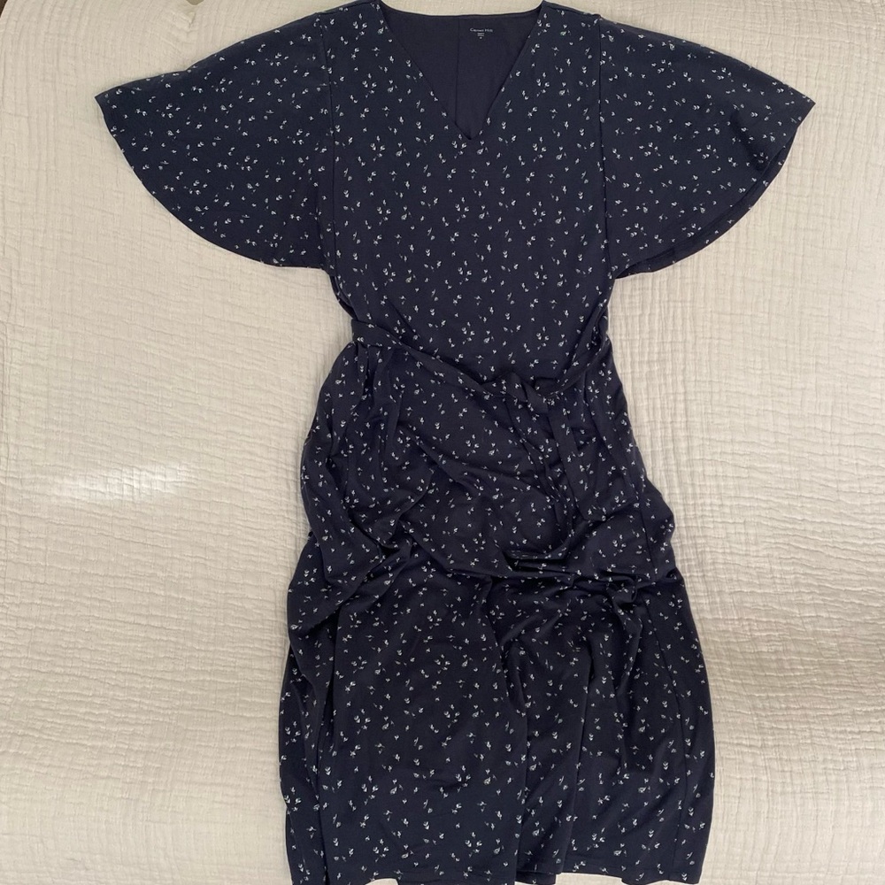 Garnet Hill Floral Print Dress  size M